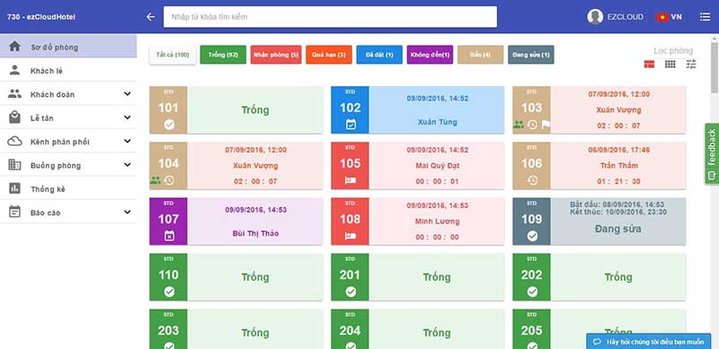 phần mềm quản lý khách sạn