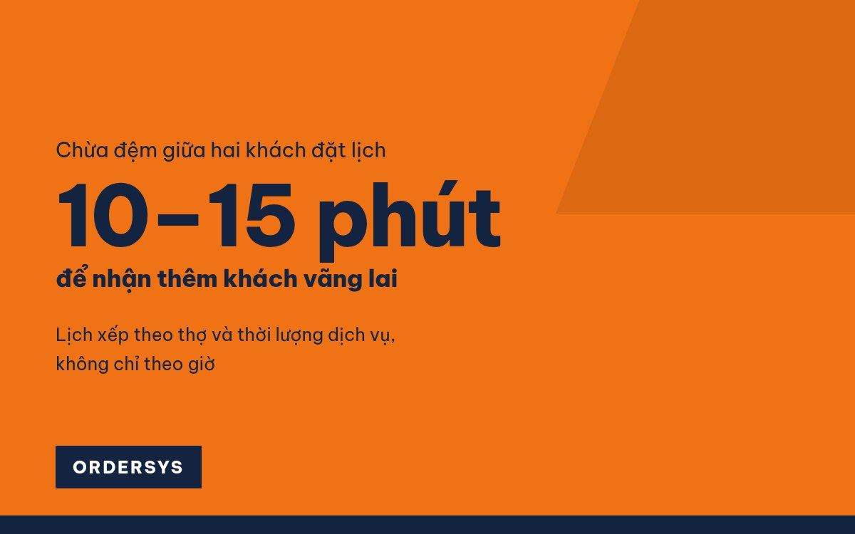 Tiệm nail vừa nhận khách vãng lai vừa nhận lịch hẹn: xếp thợ thế nào