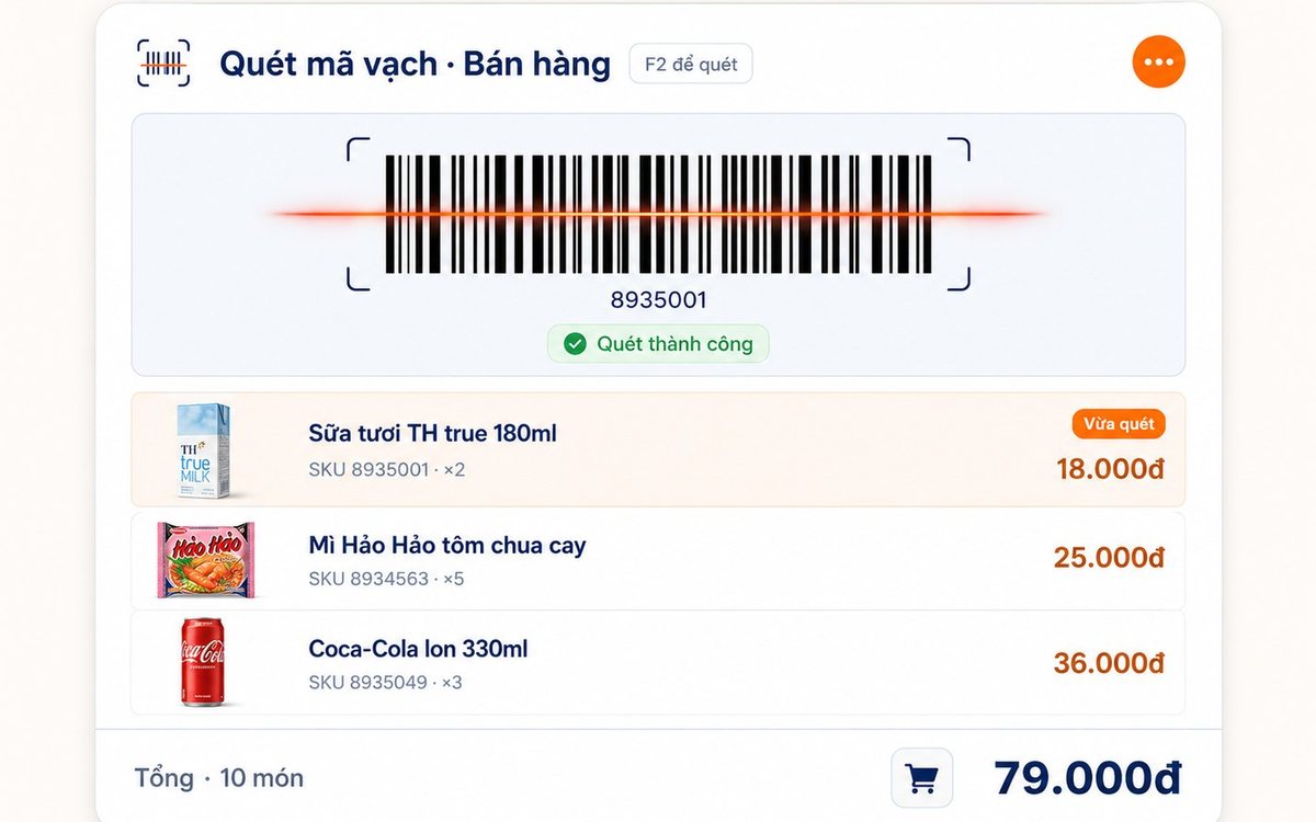 Cửa hàng mỹ phẩm: quản lý hạn dùng, hàng tester và bán theo combo