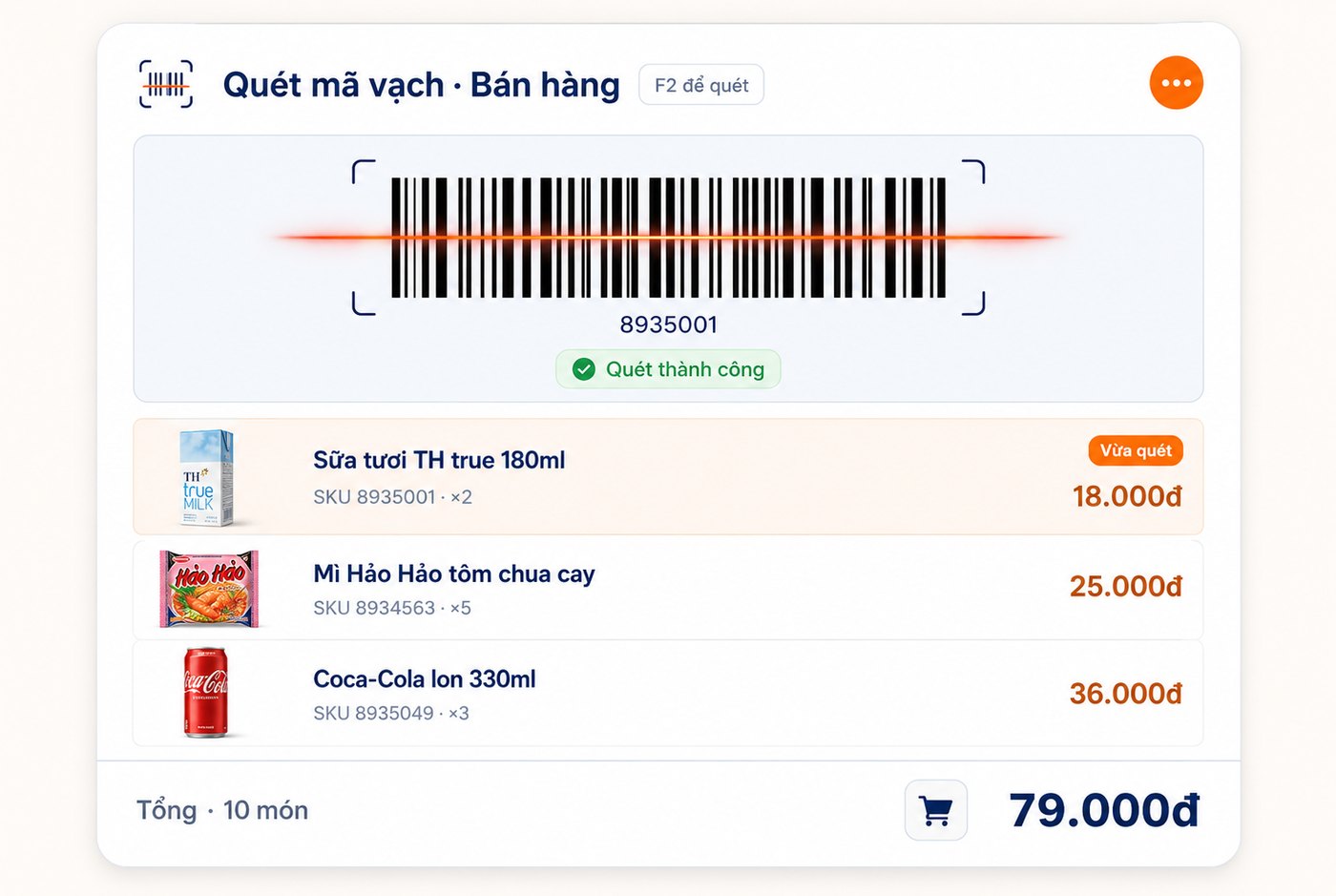 Bán hàng siêu tốc — Ordersys
